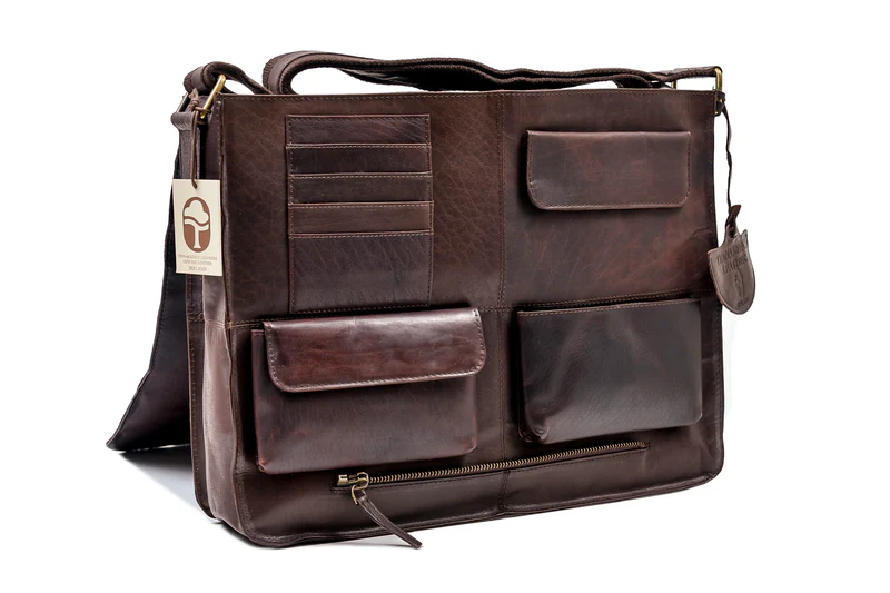 Leather Satchel Bag - Image 2
