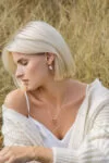Talun Silver Drop Earrings - Image 2