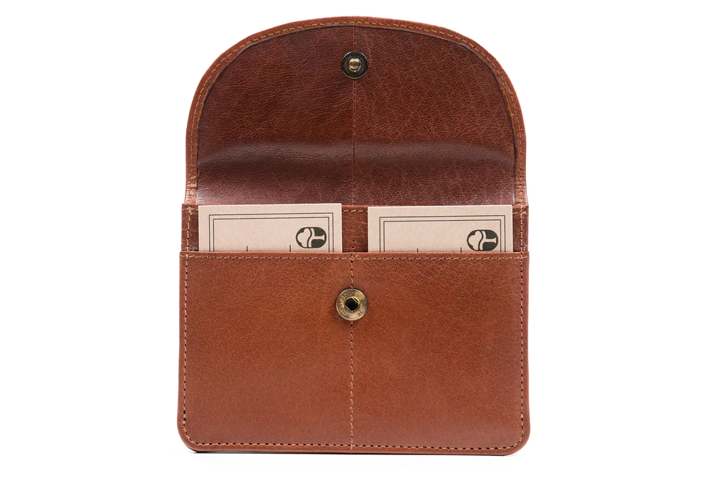 Back Zip Leather Purse - Image 4