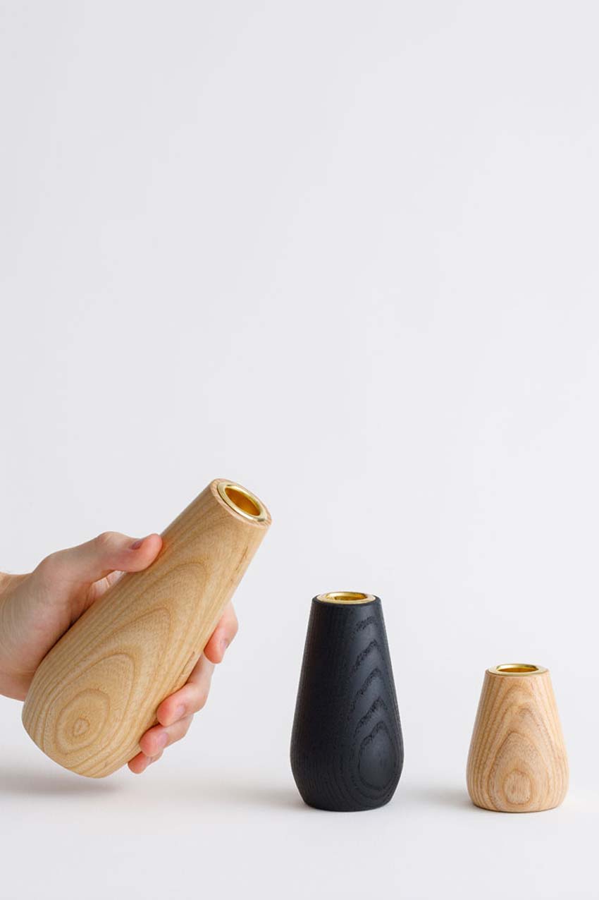 SPUN Wood Candle Holders - Handcrafted by Coolree Design - Image 2