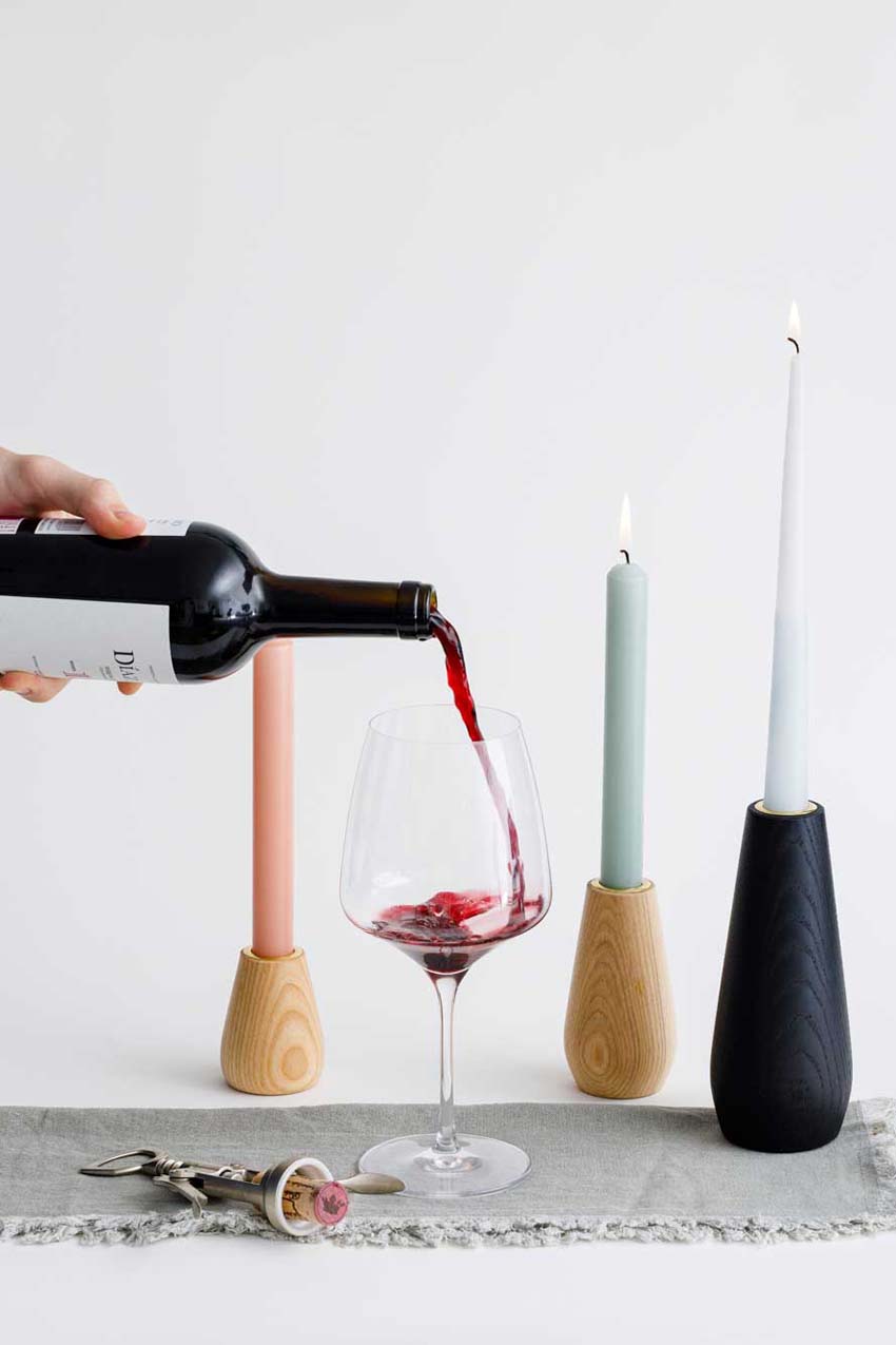 SPUN Wood Candle Holders - Handcrafted by Coolree Design - Image 5