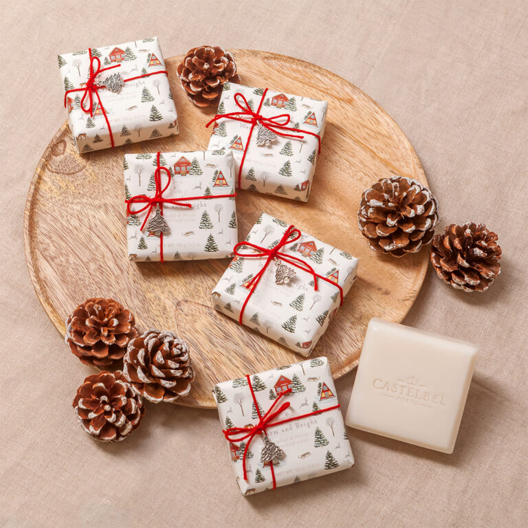 Warm & Bright - Cedar & Musk Soap Bar from Castelbel, Porto - Image 2
