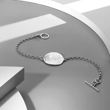 Dochas Silver Bracelet - Handmade in Ireland - Image 2