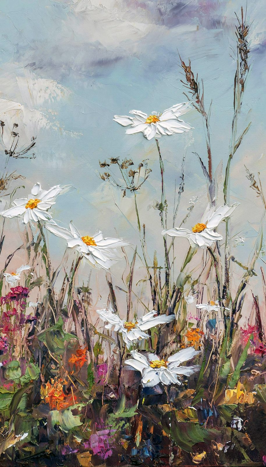 “Promises Made” – limited edition print of this original painting of a wildflower meadow.