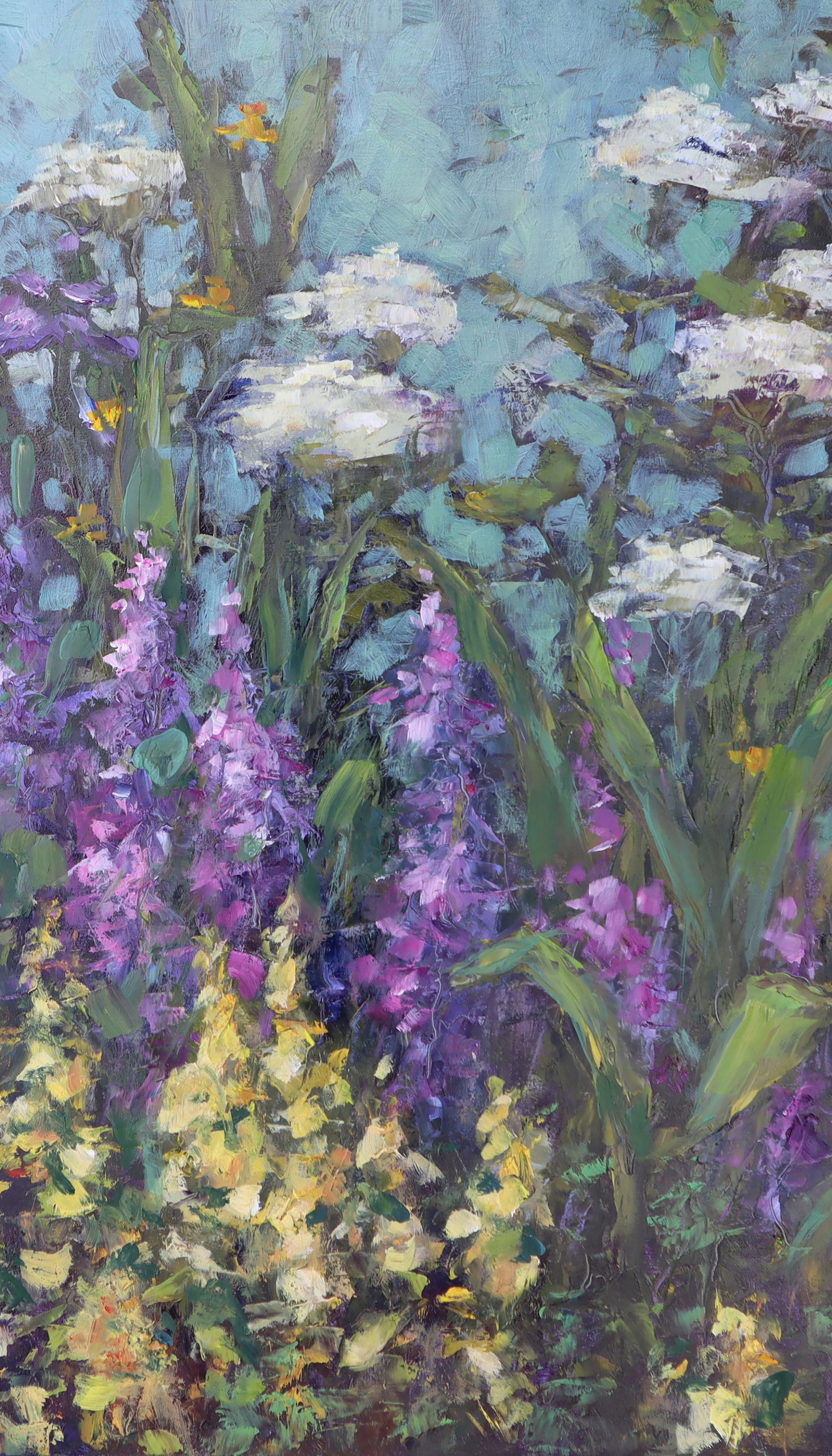 “Soft Days” – limited edition print of this original painting of a wildflower meadow.