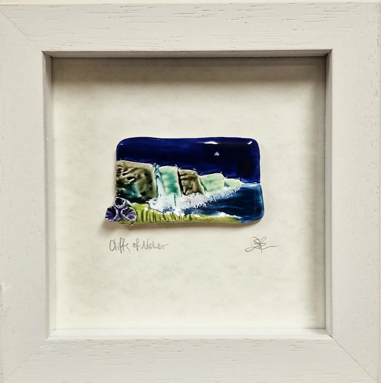 Cliffs of Moher with starry night sky