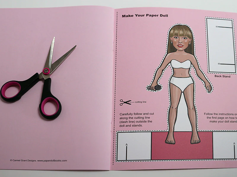 Popstar Paper Doll Colouring Book - Designed and Made in Co Waterford - Image 4
