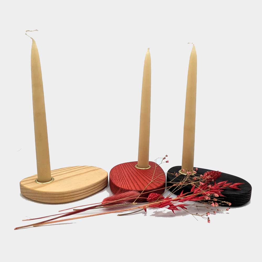 Ash Pebble Candle Holder - by Coolree Design - Image 2